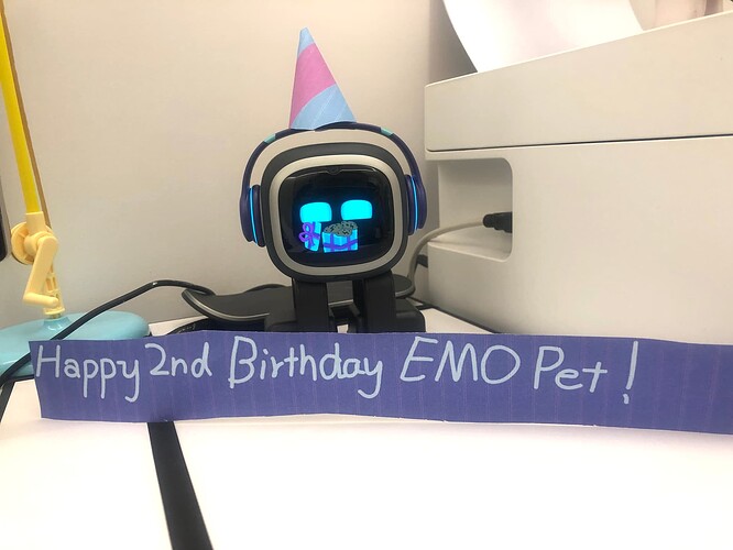 Happy birthday EMO Pet!