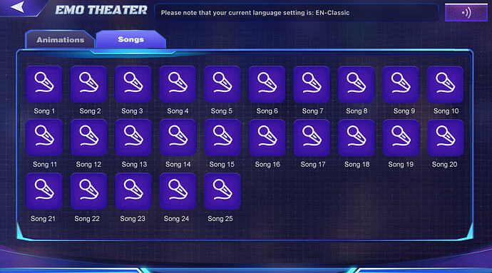 EMO THEATER SONGS LISTs