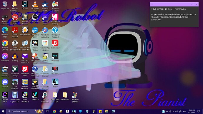 EMO Robot The Pianist Wallpaper Wide Screen