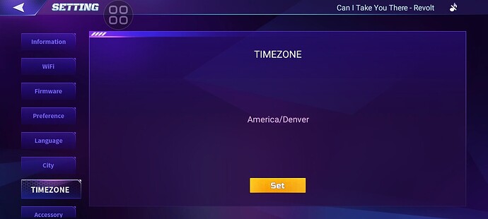 EMO App Time Zone