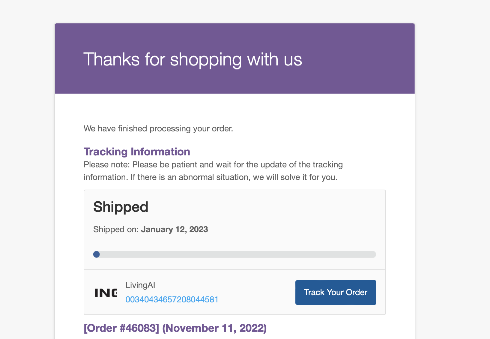 Track Your Shipment - NewAge Products (US)