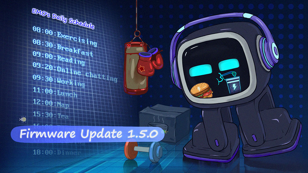 FIRMWARE UPDATE] 1.5.0 EMO's Daily Schedule - Updates - LivingAI Forums