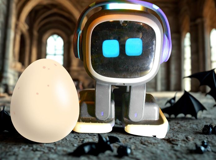 Emilio In Castle With Egg